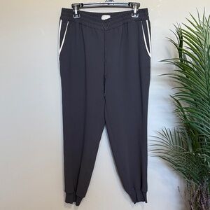 Wilfred Gray Pants with White Trim